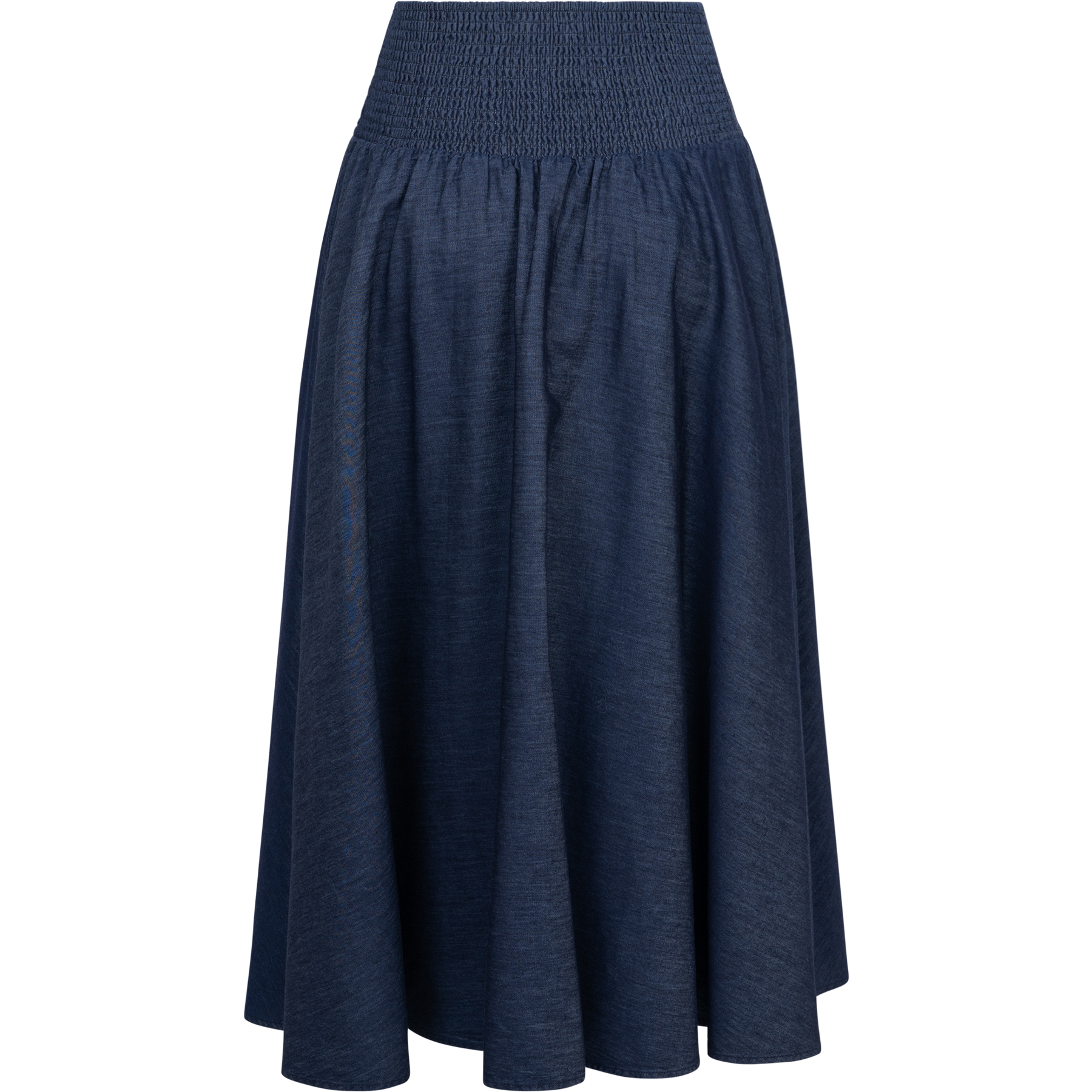 Denim Skirt - Dark Blue Denim