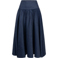 Denim Skirt - Dark Blue Denim