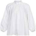 Poplin Bohemian Blouse - White