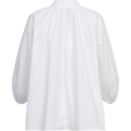Poplin Bohemian Blouse - White