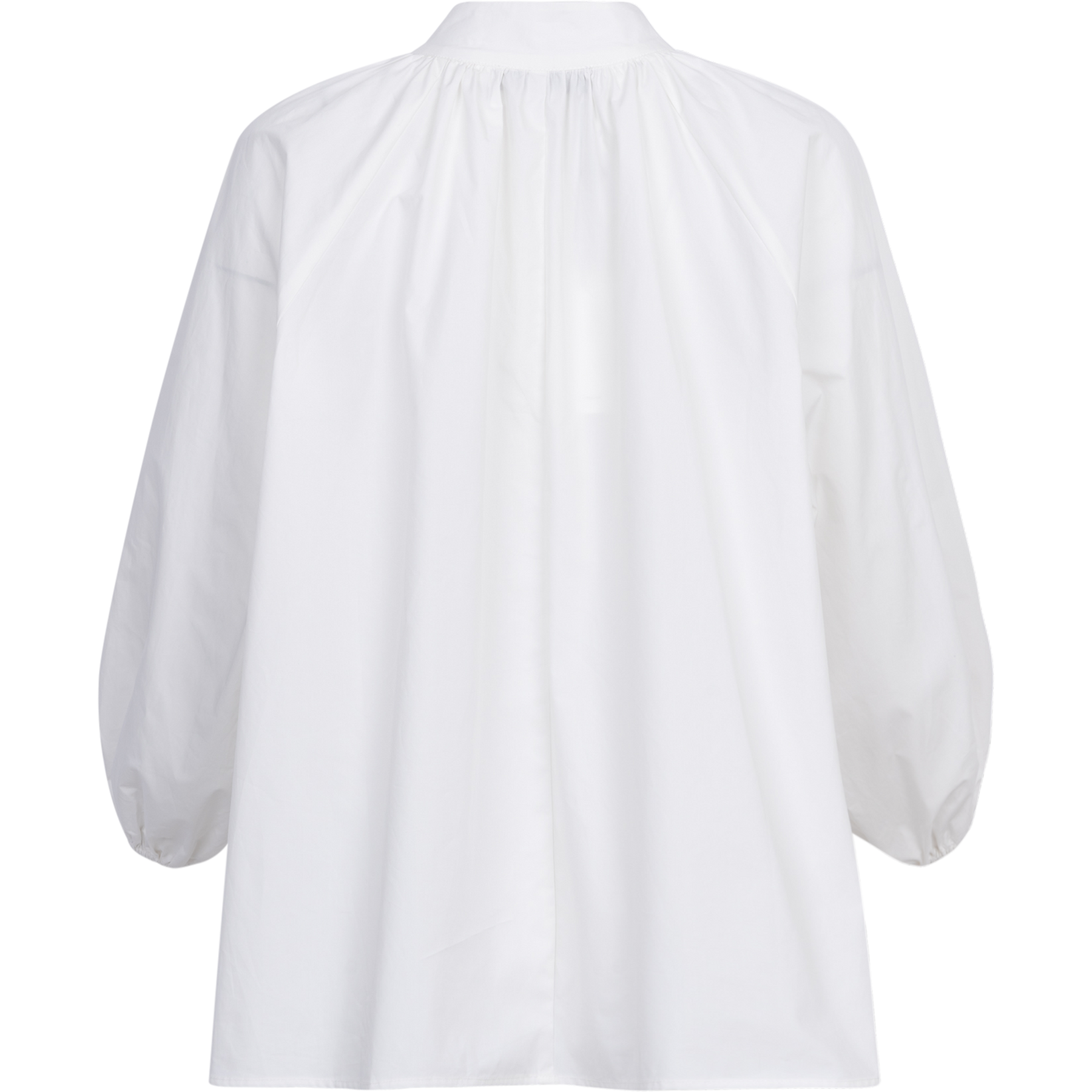 Poplin Bohemian Blouse - White