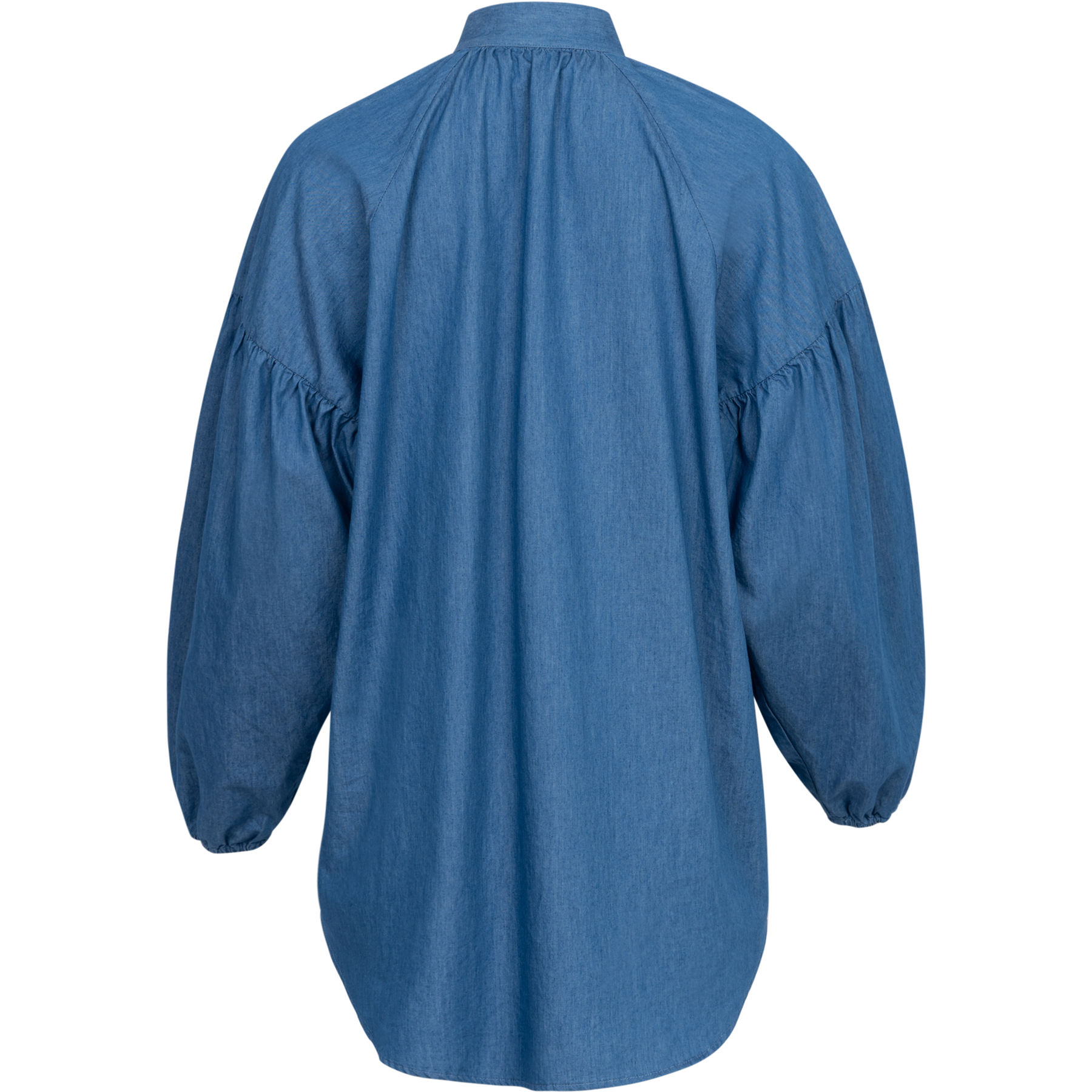 Denim Poem Shirt - Light Blue Denim