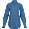 Denim Boyfriend Shirt - Light Blue Denim