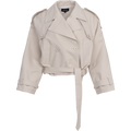 Bobby Canvas Trench Jacket -  Crème