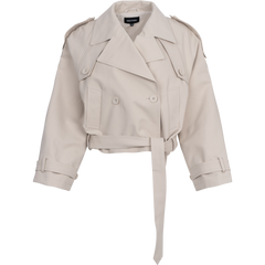 Bobby Canvas Trench Jacket -  Crème