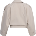 Bobby Canvas Trench Jacket -  Crème