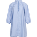 Poplin Bohemian Demi Dress - Light Blue
