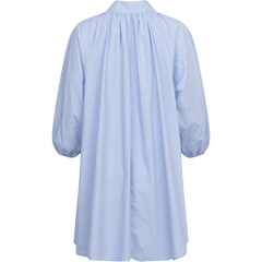 Poplin Bohemian Demi Dress - Light Blue