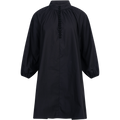 Poplin Bohemian Demi Dress - Black