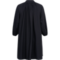 Poplin Bohemian Demi Dress - Black