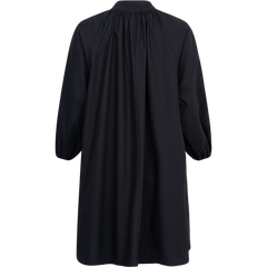 Poplin Bohemian Demi Dress - Black