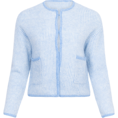 Eliza Nenaya Cardigan Stp - Azurine/V Ice