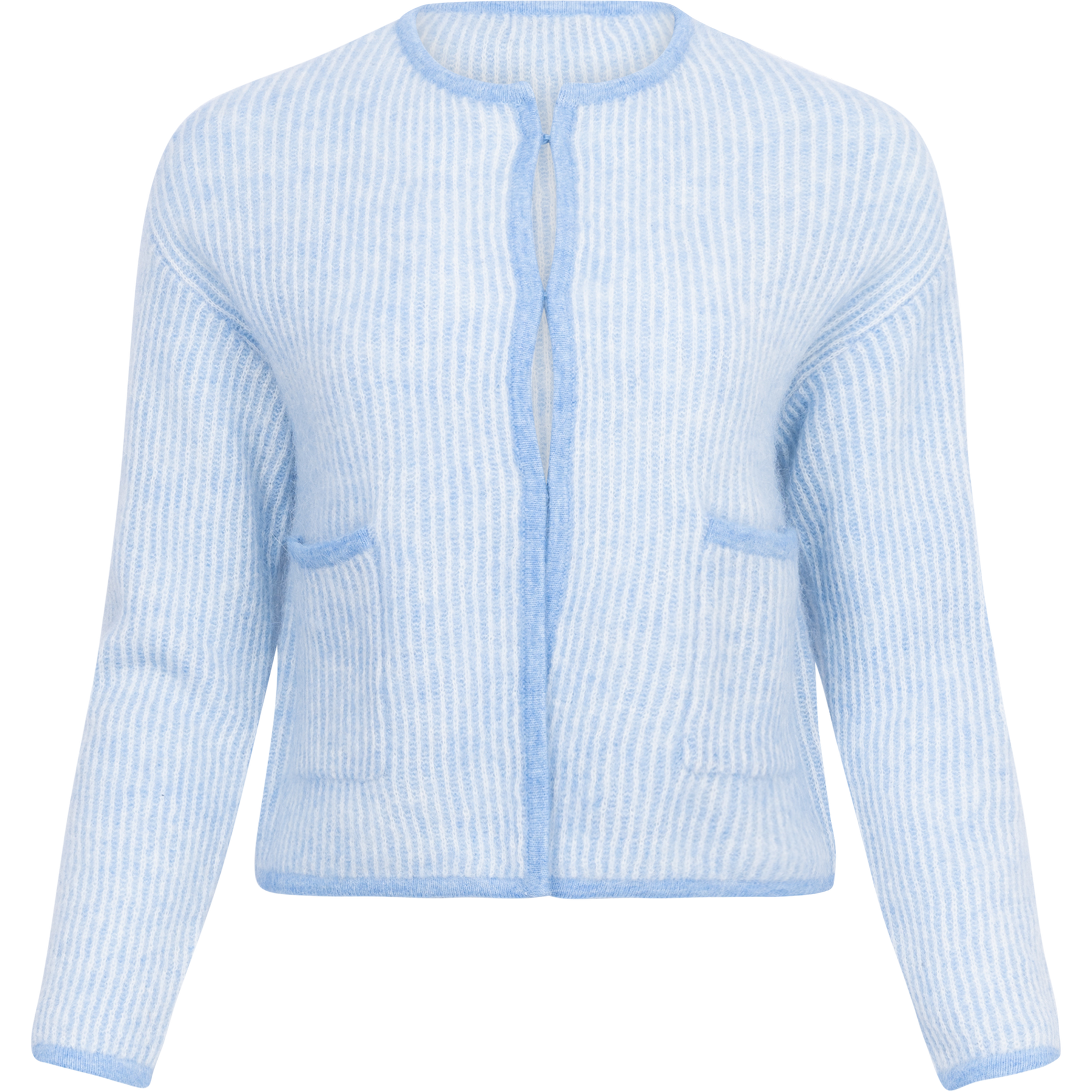 Eliza Nenaya Cardigan Stp - Azurine/V Ice