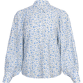 Laurelle Ladonna Shirt Aop - Chamb Blue Flw