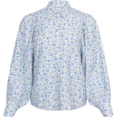 Laurelle Ladonna Shirt Aop - Chamb Blue Flw