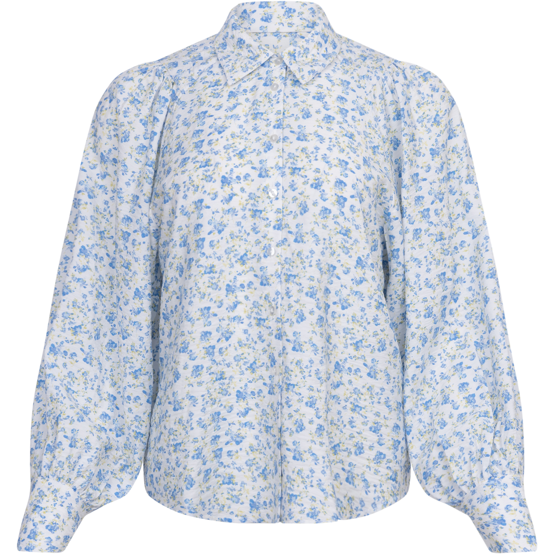 Laurelle Ladonna Shirt Aop - Chamb Blue Flw