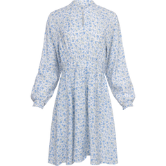Laurelle Ladonna Dress Aop - Chamb Blue Flw