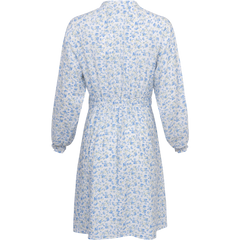 Laurelle Ladonna Dress Aop - Chamb Blue Flw