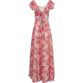 Dotted Georgette Maxi Dress - Brushed Blossom