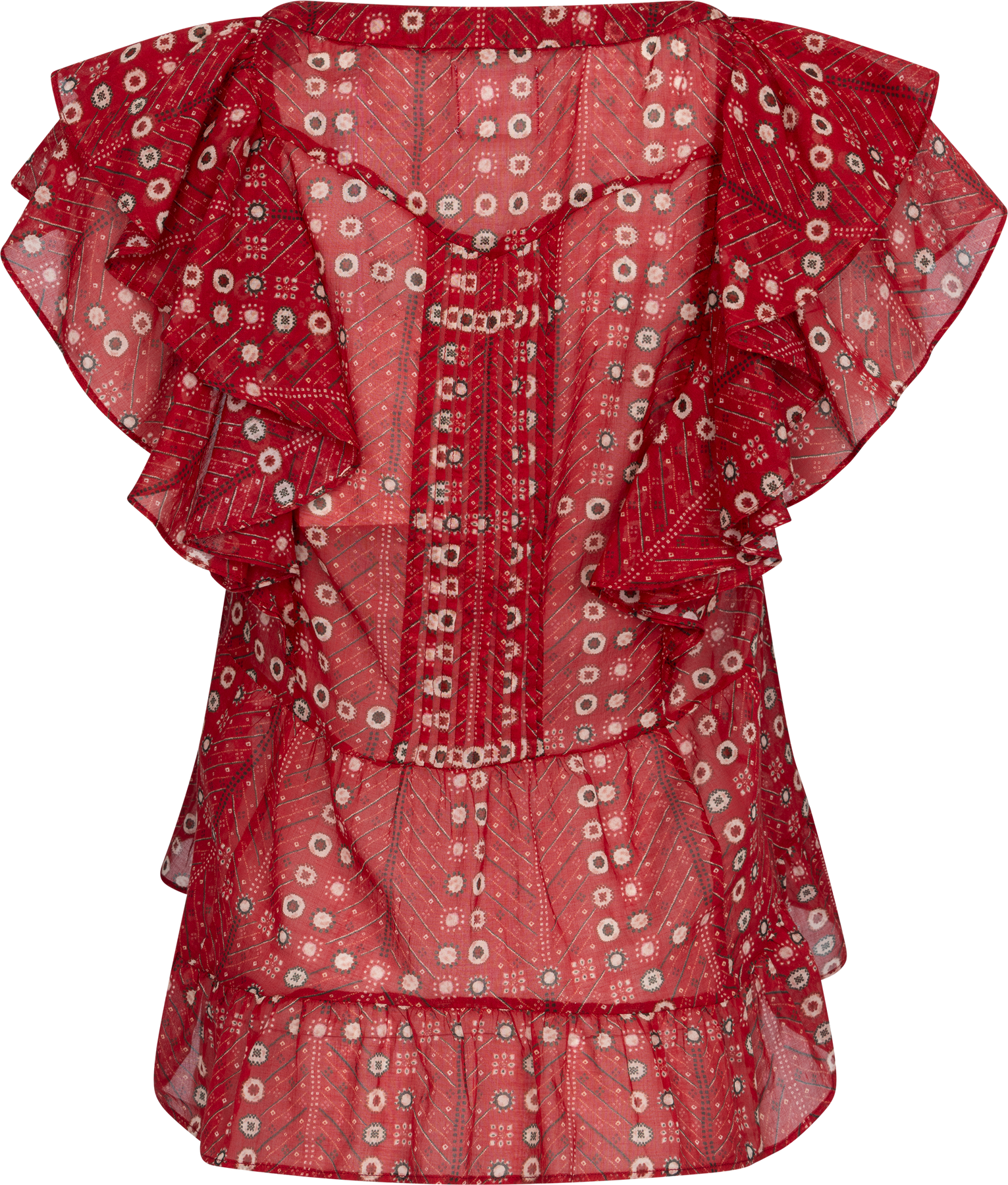 Isabel Marant Madrana Blus - Röd