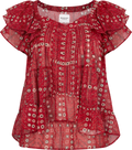 Isabel Marant Madrana Blus - Röd