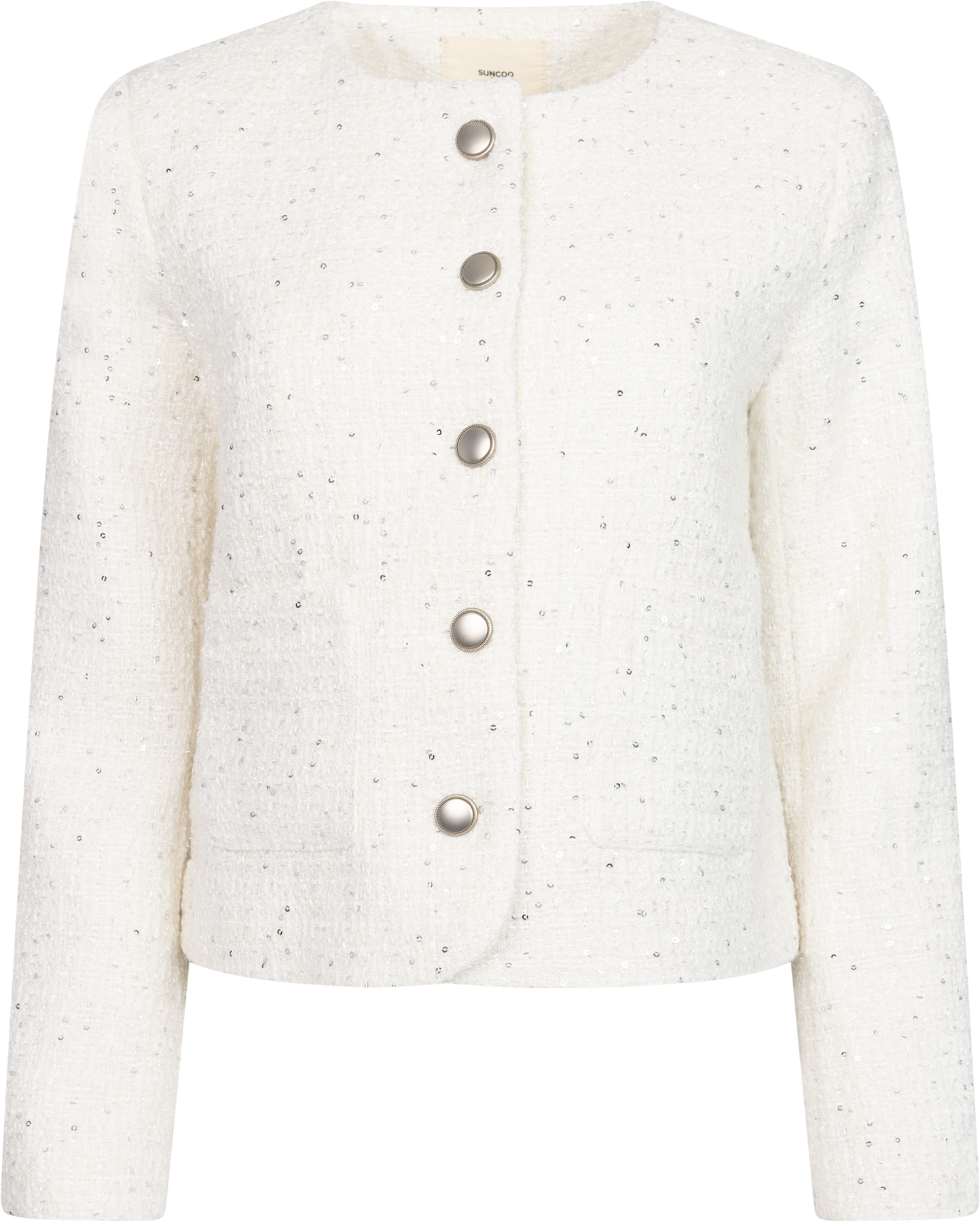 Suncoo Darcy Tweedjacka - Blanc Cassé