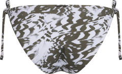 String Side Tie - Ck Shell Olive Aop