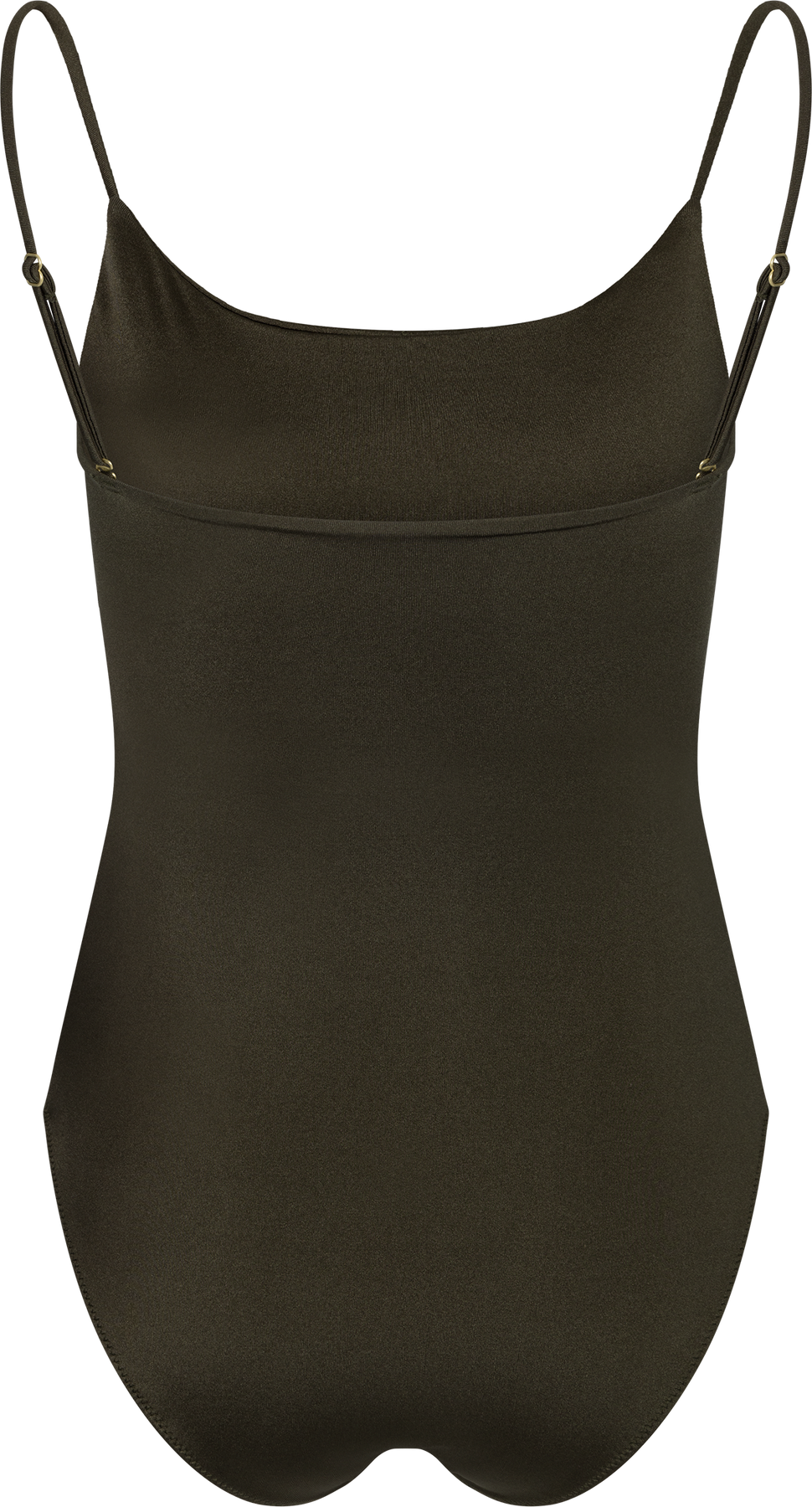 Skin Shell Boatneck Swimsuit - Army