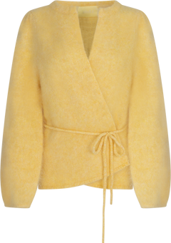 Fredrikke Chunky Cardigan - Yellow