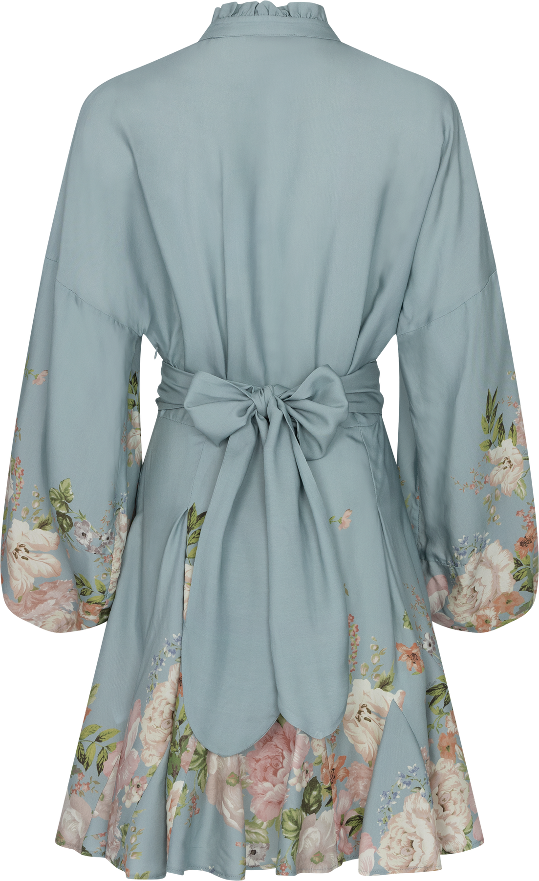 Aliah Flora Dress - Blue Garden