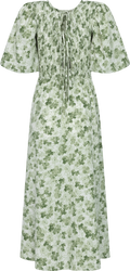 Tabita Dress - Green/White