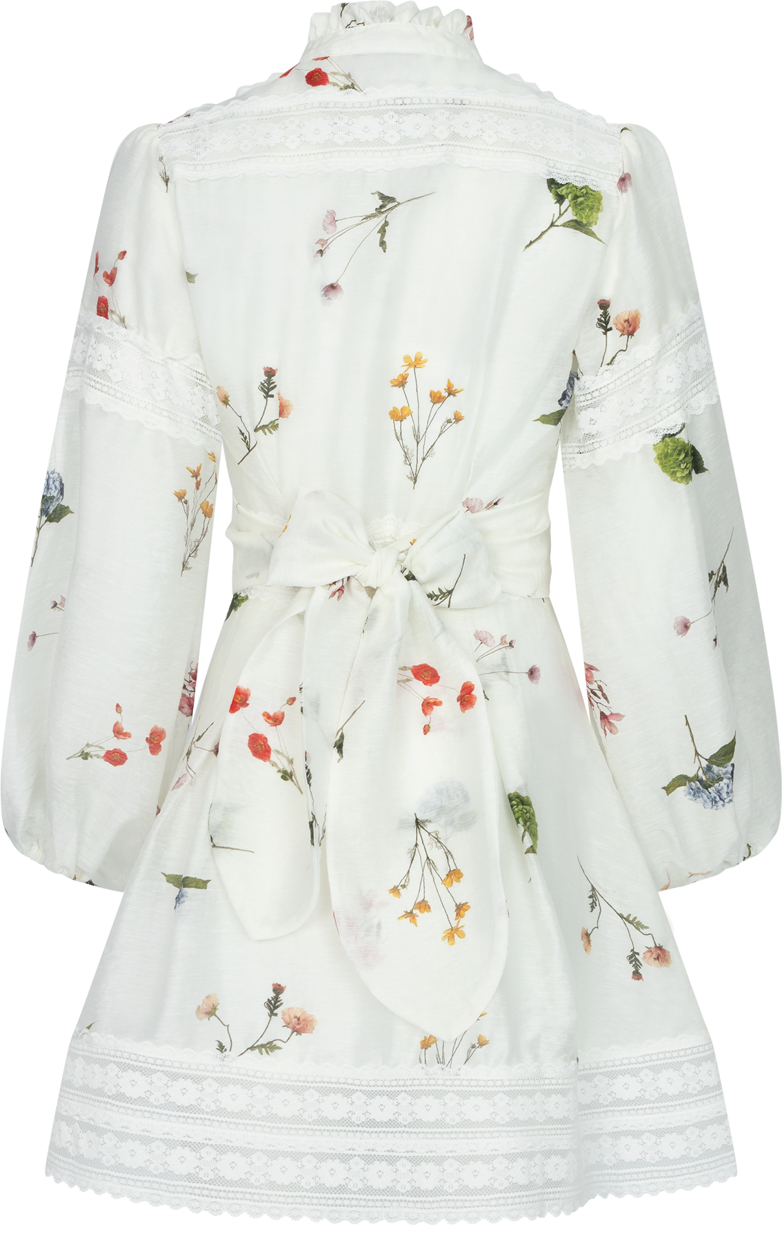 Aliah Garden Dress - White Garden