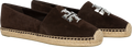 Eleanor Espadrille - Mörkbrun/Silver