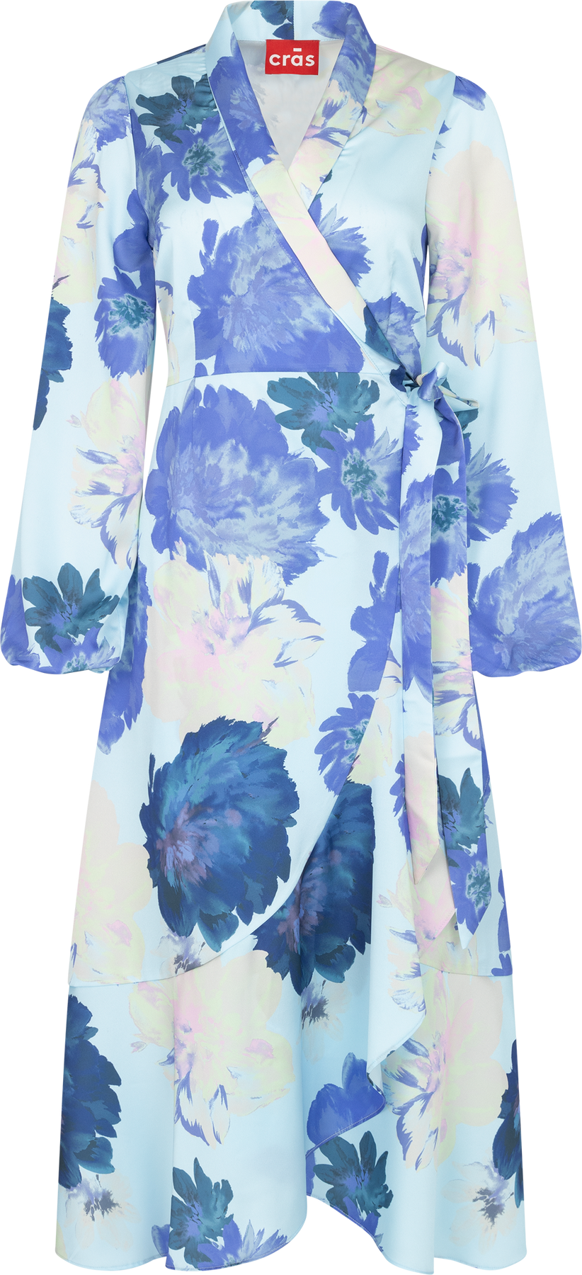 Lara Dress - Pale Peony Blue