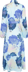 Lara Dress - Pale Peony Blue