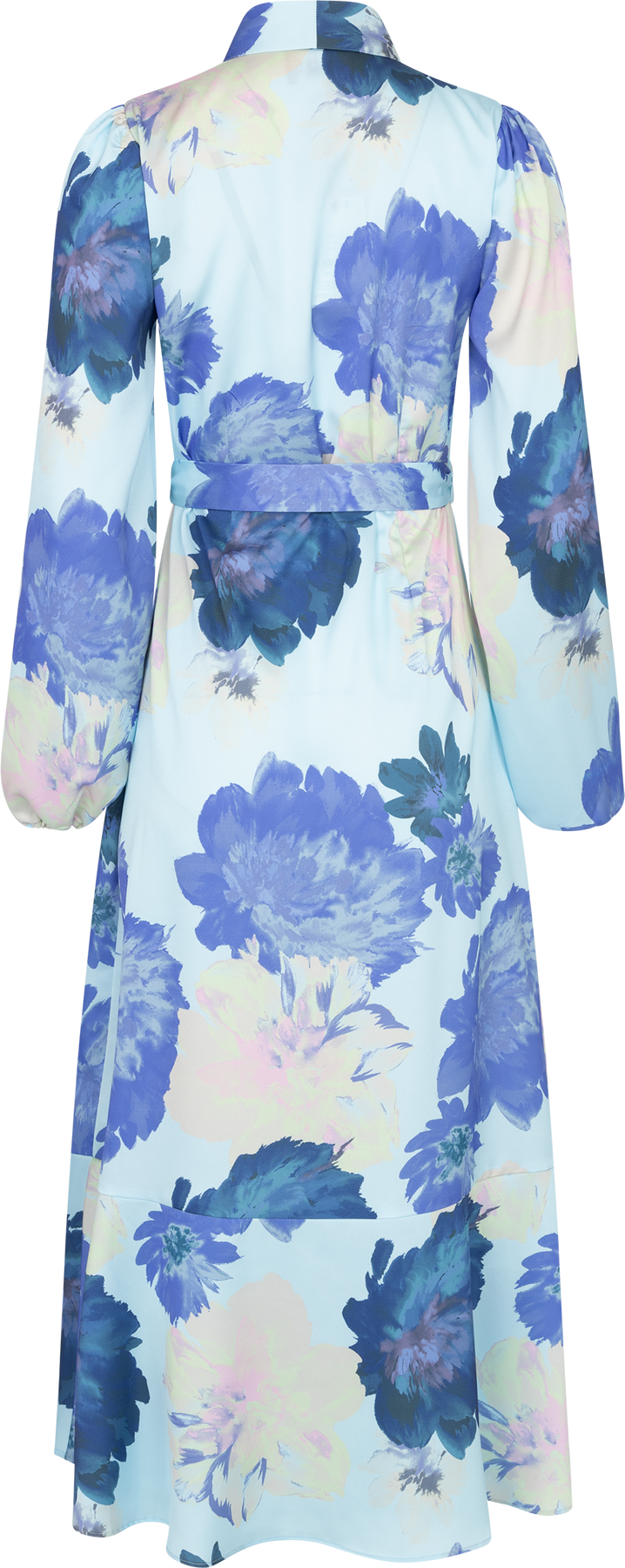 Lara Dress - Pale Peony Blue