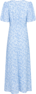 Sonja Midiklänning - Blue Flora