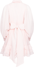 Short Ranch Frill Dress - Ljusrosa