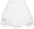 Frill Skirt Shorts - Offwhite