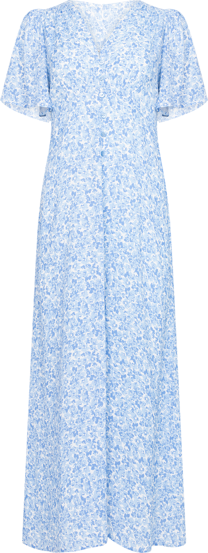 Sonja Midiklänning - Blue Flora
