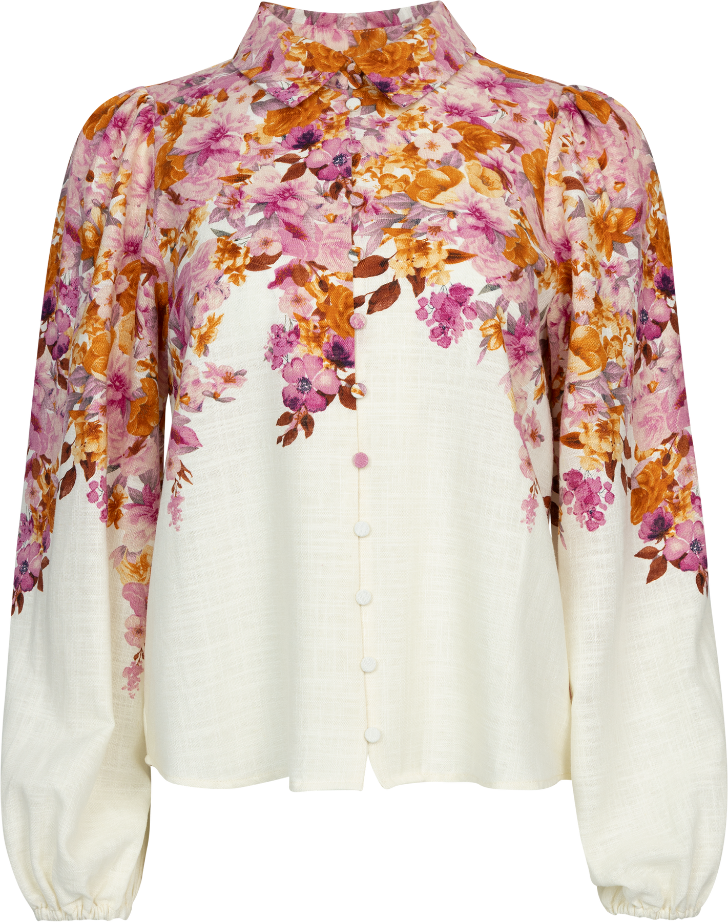 Yascleo LS Skjorta - Birch Cleo Print