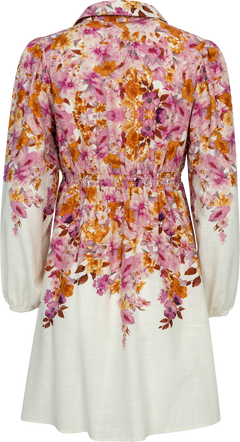 Yascleo Ls Dress - Birch Cleo Print