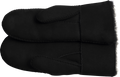 Mina Shearling Mittens - Svart