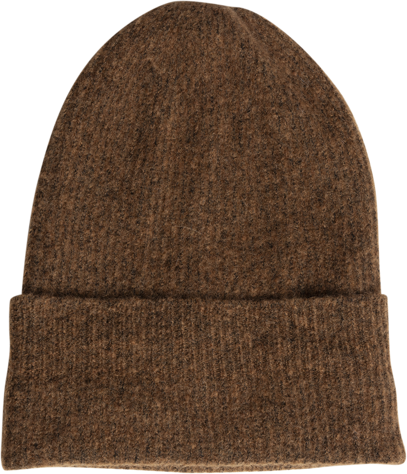 Lilly Wool Beanie - Brown Melange