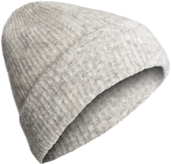 Lilly Wool Beanie - Grey Melange