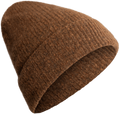 Lilly Wool Beanie - Brown Melange