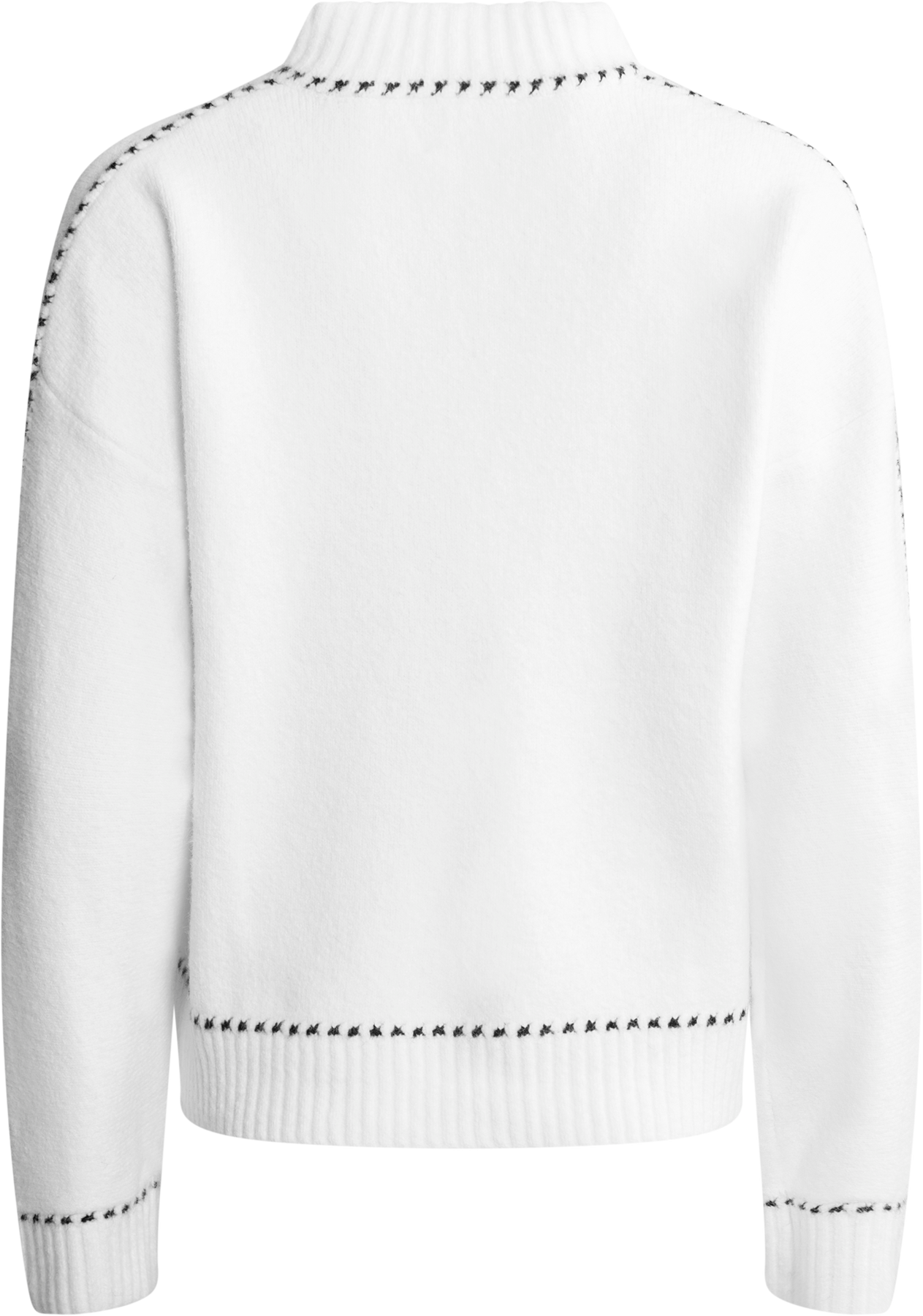 Amalie Stitch Cardigan - White