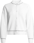 Amalie Stitch Cardigan - White