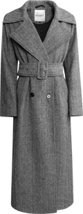 Leah Wool Coat - Black