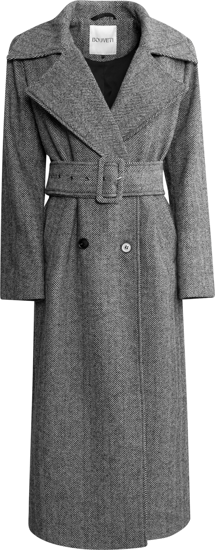 Leah Wool Coat - Black